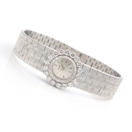 ピアジェ バックワインド ダイヤモンドベゼルラウンド WGケース