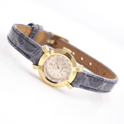 ロレックス フルーテッド ラウンド YGケース