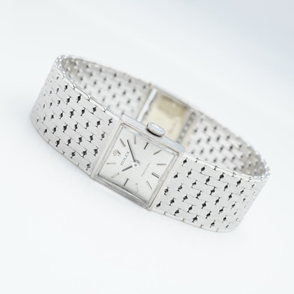 ロレックス スクエア WGケース ブレスレット