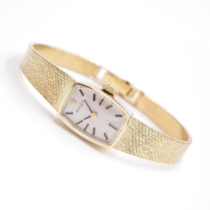 ロレックス トノー YGケース ブレスレット