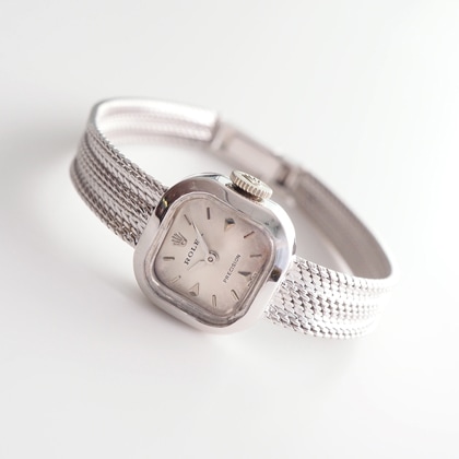 ロレックス スクエア WGケース ブレスレット