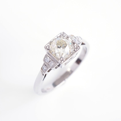 リプロダクション City of London シティオブロンドン 1.05ct アンティークダイヤモンド リング