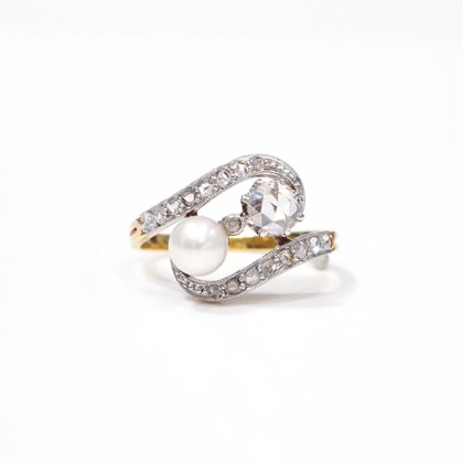 リング ダイヤモンド パール トワエモアリング