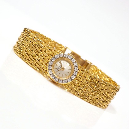 パテック・フィリップ ダイヤモンドベゼル ラウンド ゴールドケース ブレスレット