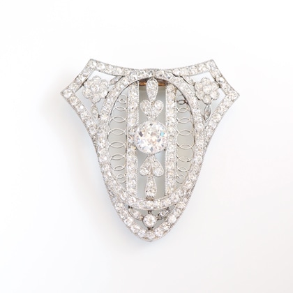 マンゴ—❣️フランスアンティーク　ブローチ　クリップタイプ フランスヴィンテージアクセサリーレディース】ブローチ