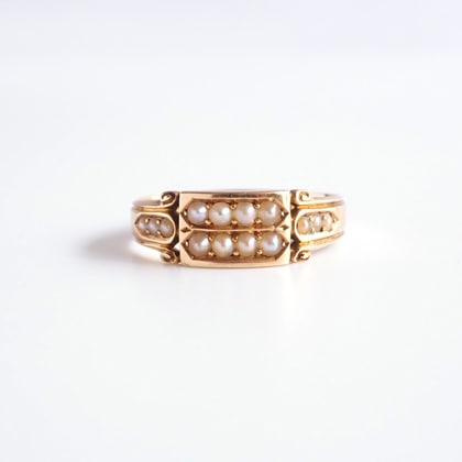 リング パール アンティークリング