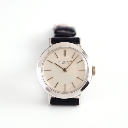 パテック・フィリップ ミラーベゼル ラウンド ホワイトゴールドケース