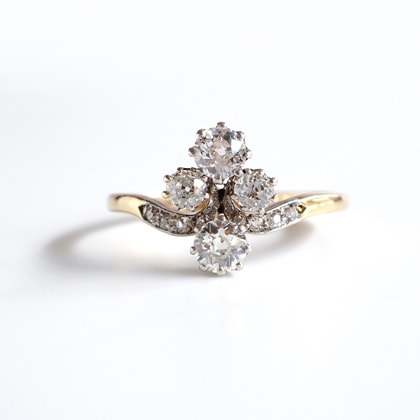 リング ダイヤモンド アンティークリング