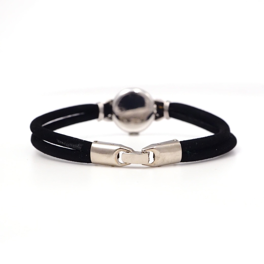 アンティークウォッチ ロレックス 王冠風ラグ ラウンド ホワイトゴールドケース コードブレスレット