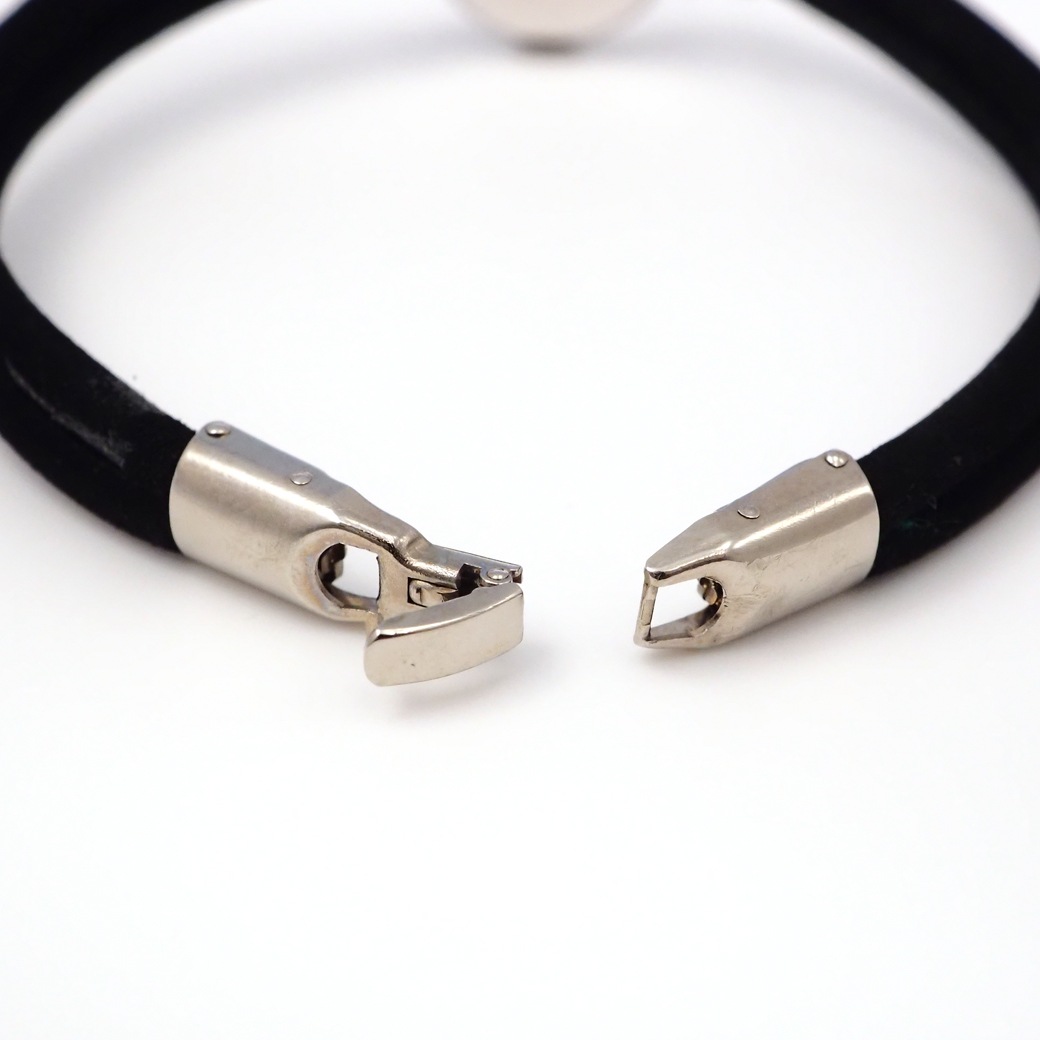 アンティークウォッチ ロレックス 王冠風ラグ ラウンド ホワイトゴールドケース コードブレスレット