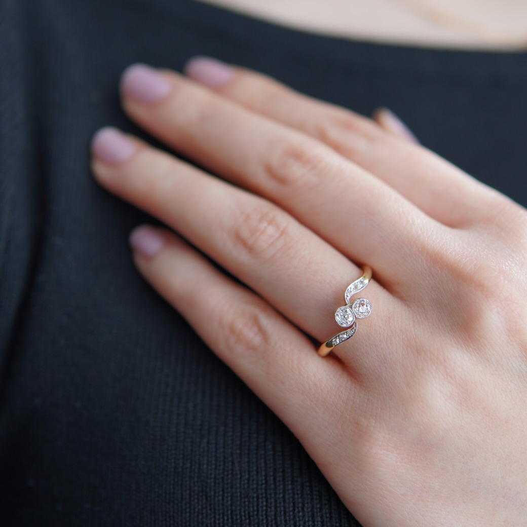 アンティーク　ダイヤモンド　リング 楽天市場】ダイヤ ダイヤモンド ヴィンテージ アンティーク