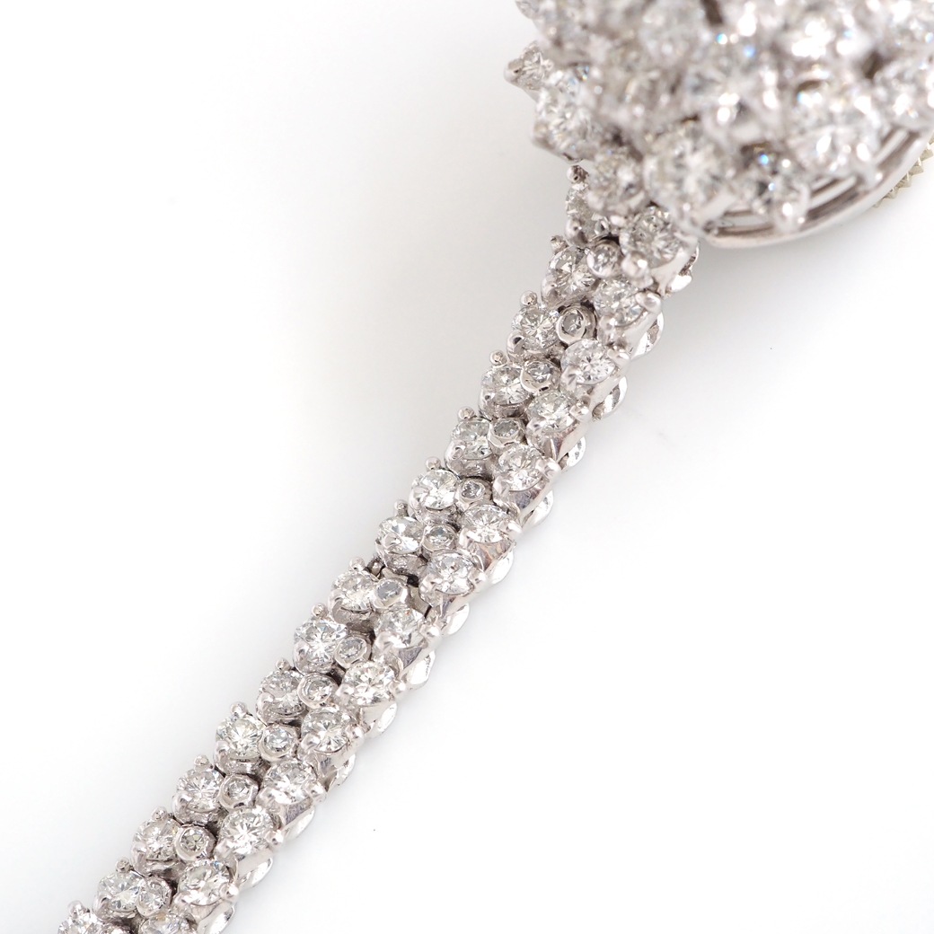 アンティークウォッチ ブランパン バックワインド ダイヤモンド カバーウォッチ プラチナケース ブレスレット