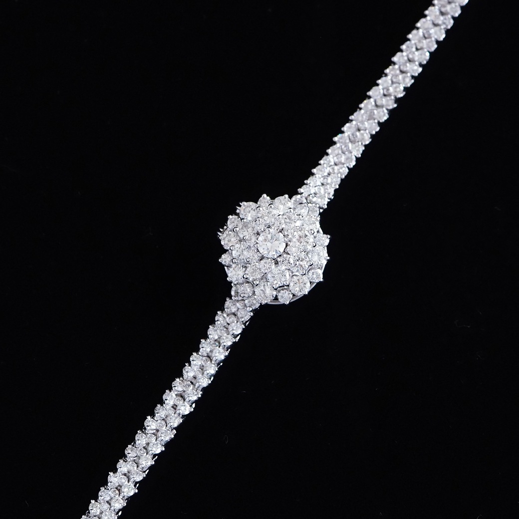 アンティークウォッチ ブランパン バックワインド ダイヤモンド カバーウォッチ プラチナケース ブレスレット