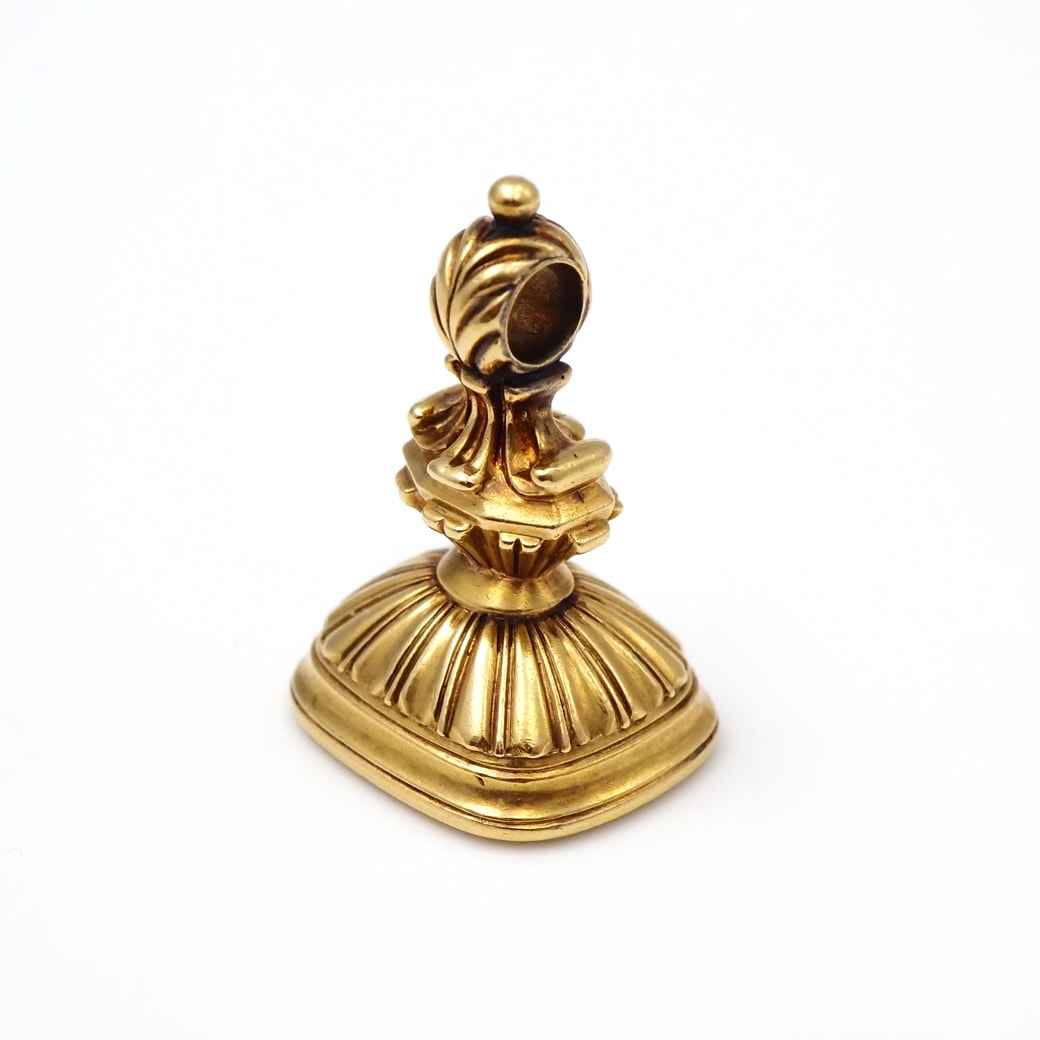 アンティークジュエリー その他ジュエリー ブラッドストーン インタリオ フォブシール