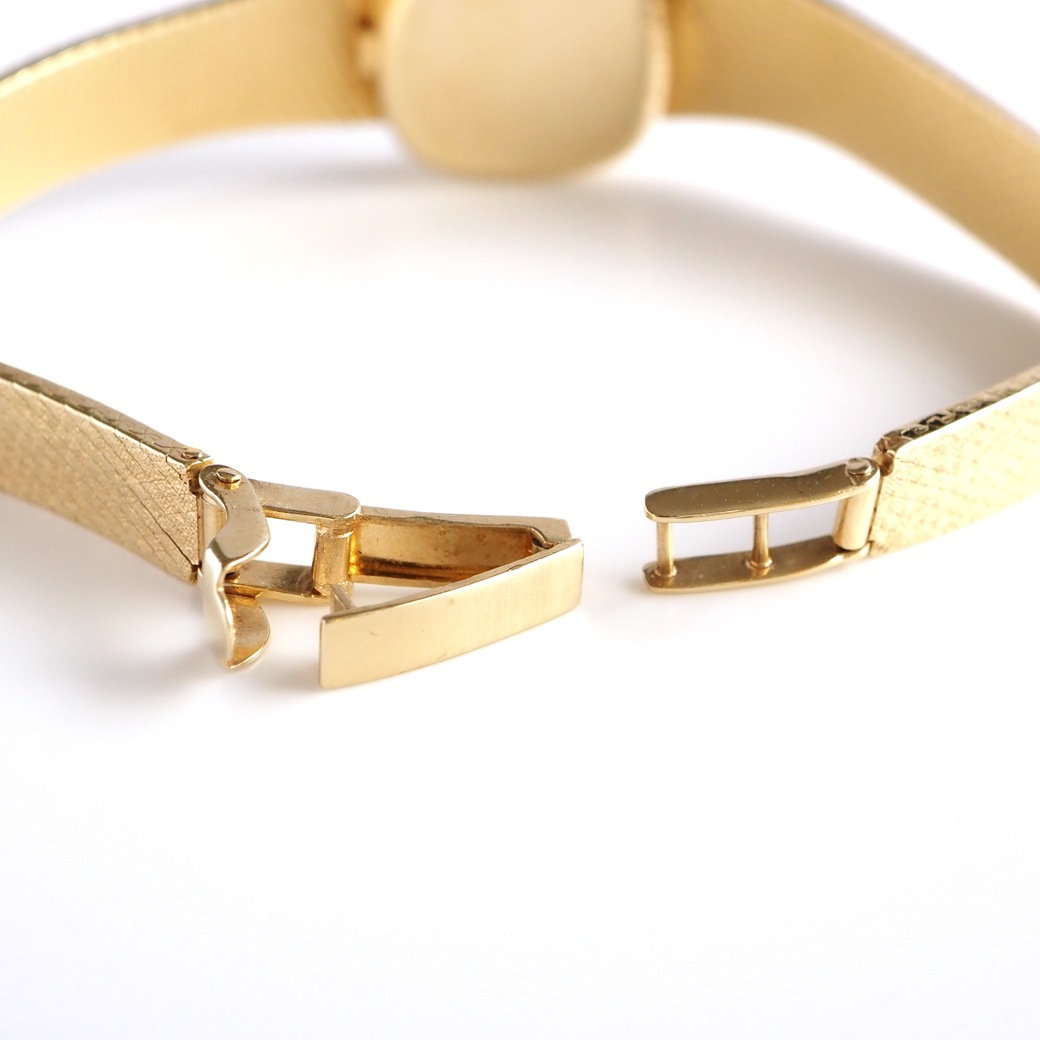 アンティークウォッチ ロレックス テクスチャーダイヤル スクエア ゴールドケース ブレスレット