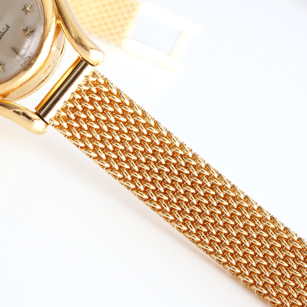 アンティークウォッチ ロレックス Orchid スターダイヤル ラウンド ゴールドケース ブレスレット