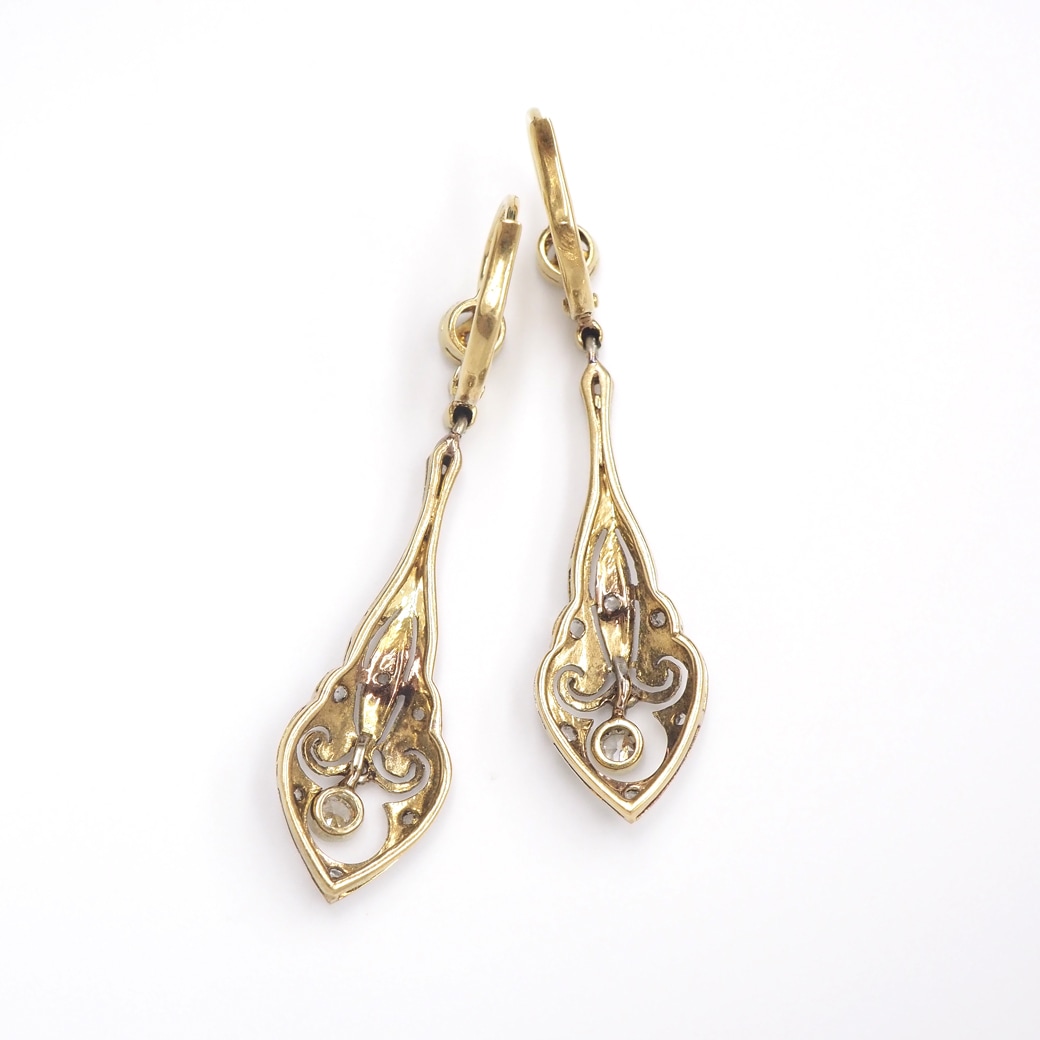 アンティークジュエリー アンティークイヤリング&ピアス ダイヤモンド