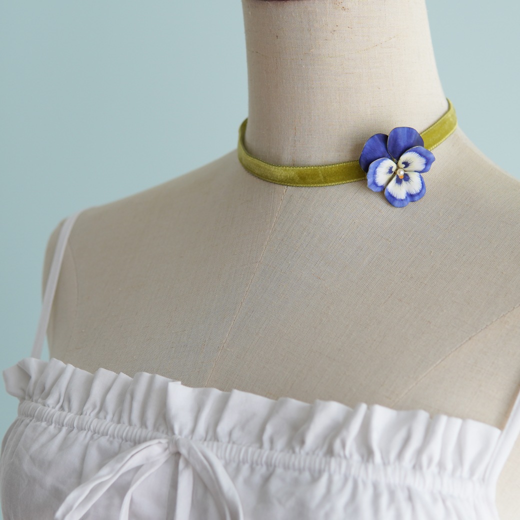 アンティークジュエリー アンティークイヤリング&ピアス パンジー