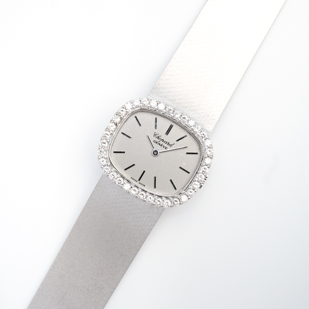 アンティークウォッチ ショパール ダイヤモンドベゼル WGケース ブレスレット