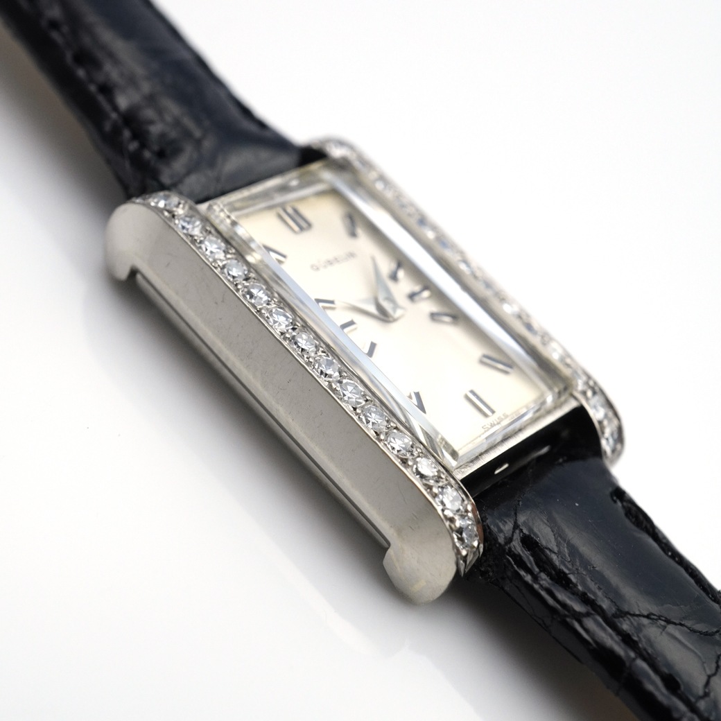 アンティークウォッチ ギュブラン ダイヤモンドベゼル レクタンギュラ―WGケース