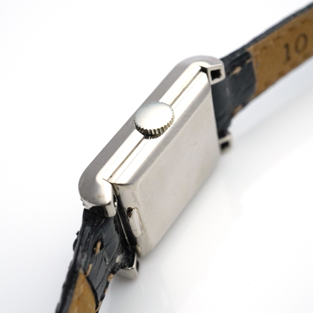 アンティークウォッチ ギュブラン ダイヤモンドベゼル レクタンギュラ―WGケース