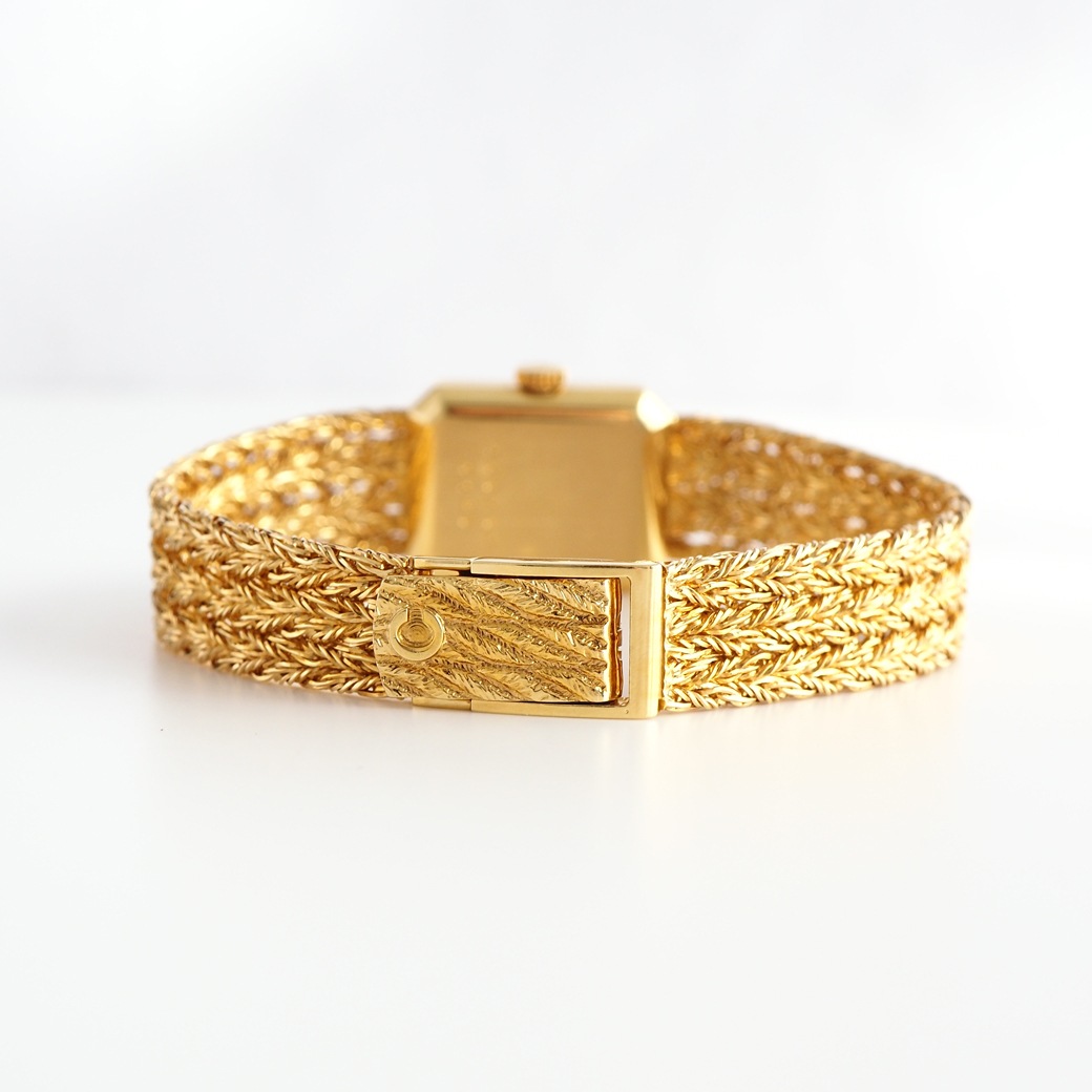 アンティークウォッチ ショパール オクタゴン ゴールドケース ブレスレット