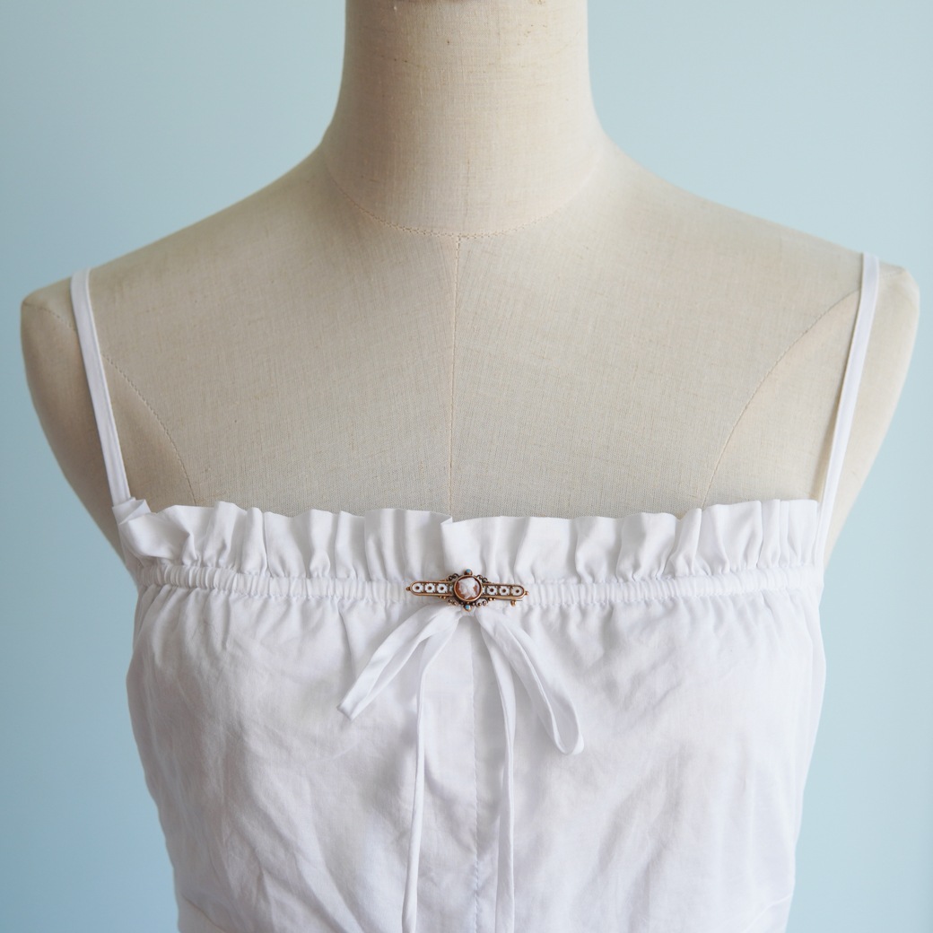 アンティークジュエリー ブローチ シェルカメオ アンティークブローチ