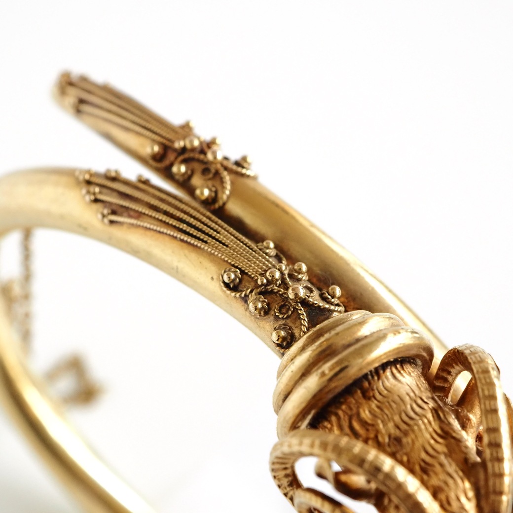 ヴィンテージブローチ RUMAブロンズバングル アクセサリー ブレスレット ヴィンテージブローチ RUMAブロンズバングル アクセサリー