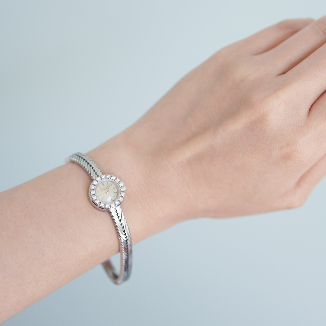 アンティークウォッチ パテック・フィリップ ダイヤモンドベゼル ラウンド  ホワイトゴールドケース ブレスレット