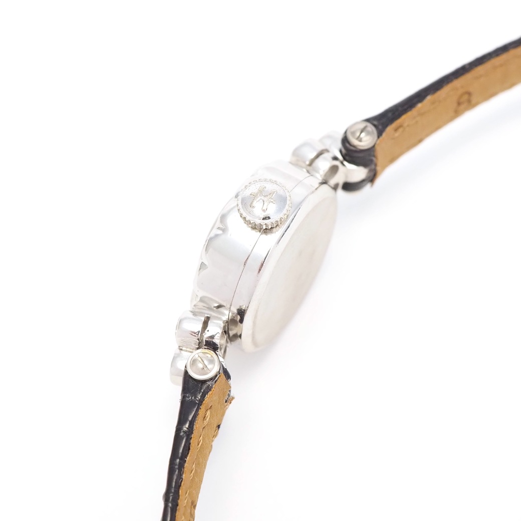 アンティークウォッチ ハミルトン ダイヤモンドベゼル ラウンド パラジウム・プラチナケース