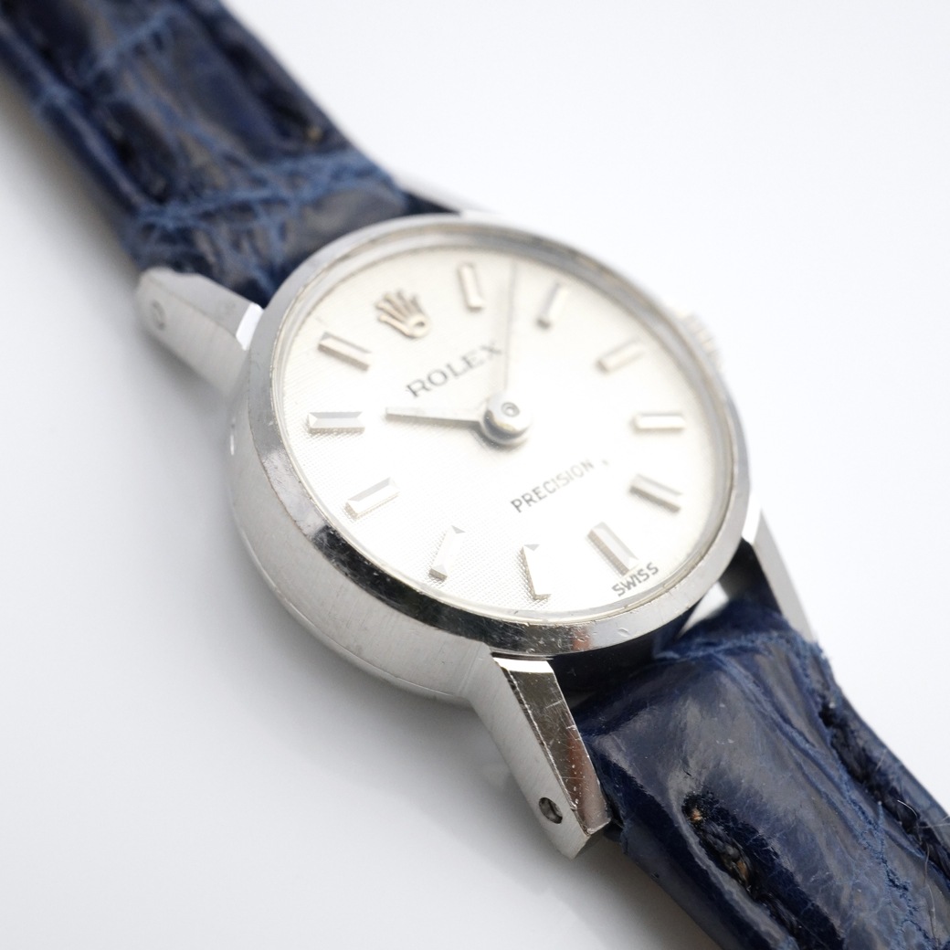 アンティークウォッチ ロレックス テクスチャダイヤル ラウンド WGケース