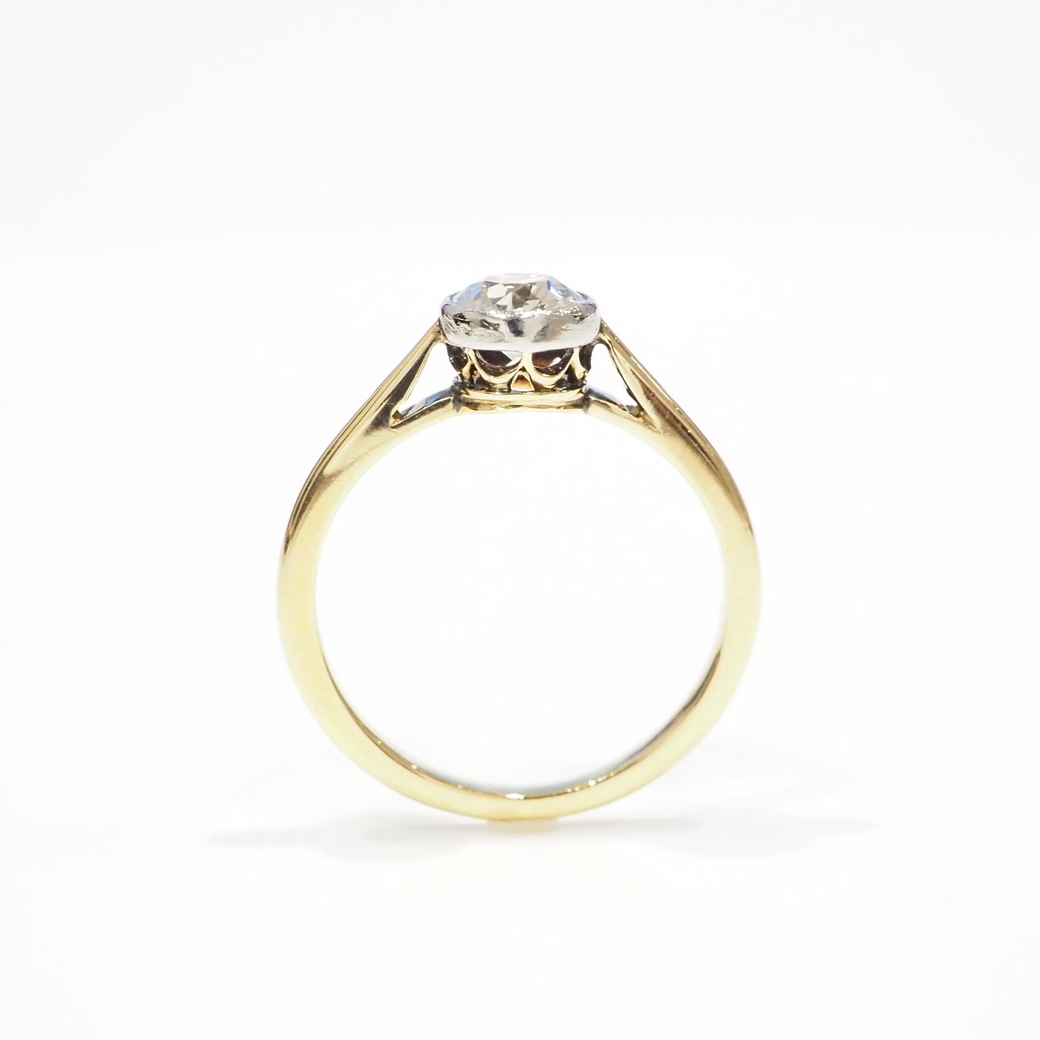 アンティークジュエリー アンティークリング 一粒ダイヤモンド