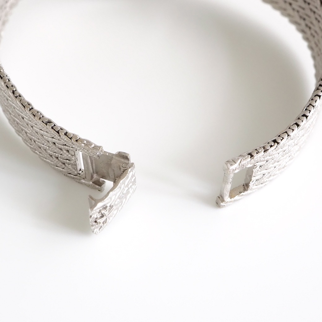 アンティークウォッチ ヴァシュロン・コンスタンタン バックワインド ダイヤモンドベゼル オーバル ホワイトゴールドケース ブレスレット