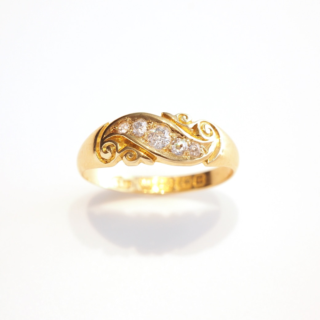 ダイヤモンド　アンティークレース　リング ダイヤモンド アンティークレース リング Lace Ring / Victoria