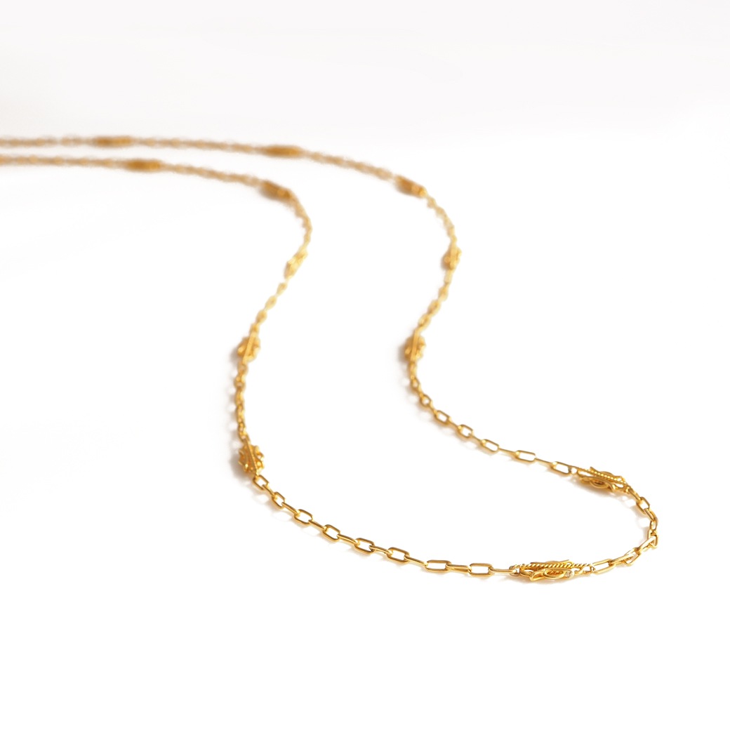 アンティークジュエリー アンティークネックレス ゴールド チェーン