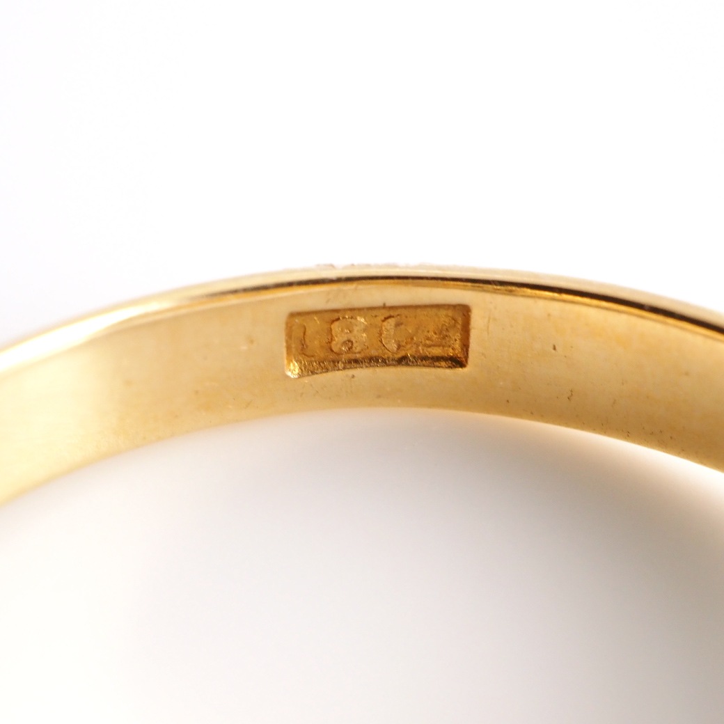 アンティークジュエリー リング ローズカットダイヤモンドゴールド アンティークリング