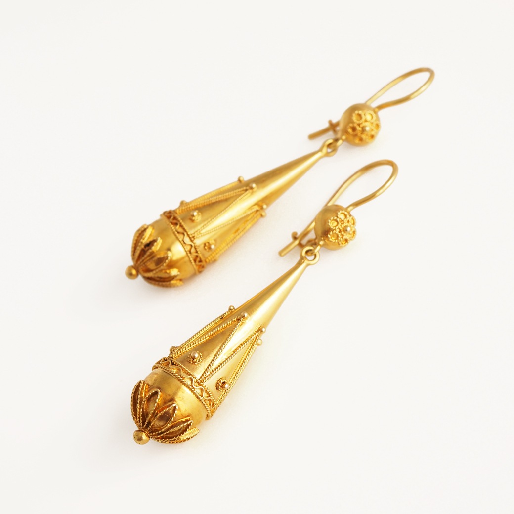 アンティークジュエリー アンティークイヤリング&ピアス エトルスカン