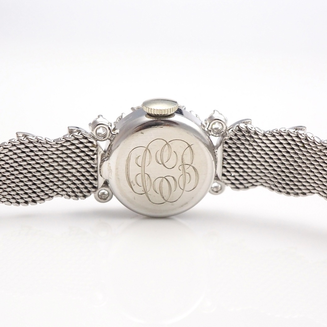 アンティークウォッチ ギュブラン ダイヤモンドベゼル ラウンド WGケース ブレスレット