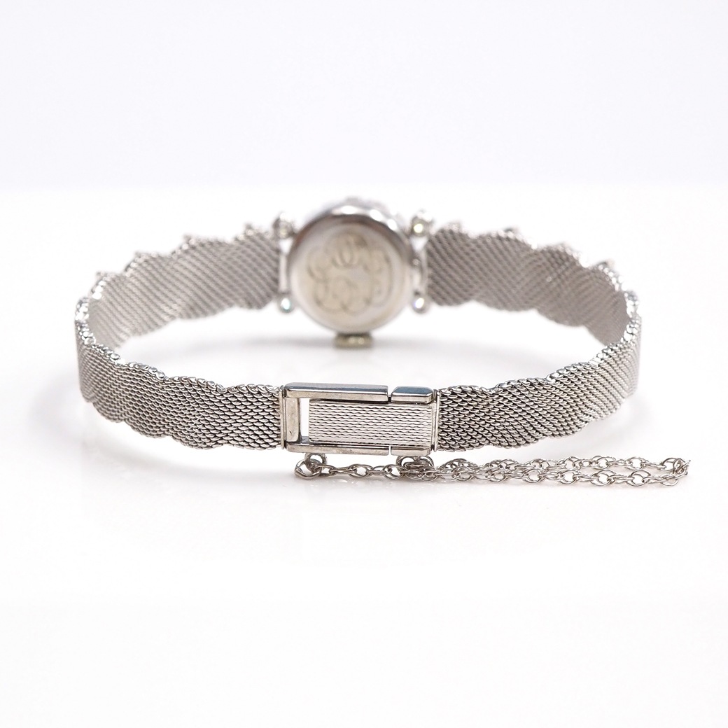 アンティークウォッチ ギュブラン ダイヤモンドベゼル ラウンド WGケース ブレスレット