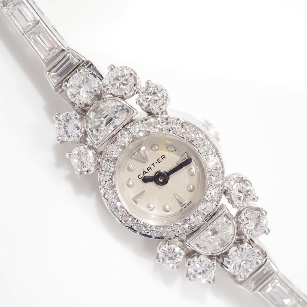 Cartier ダイヤモンド装飾 腕時計
