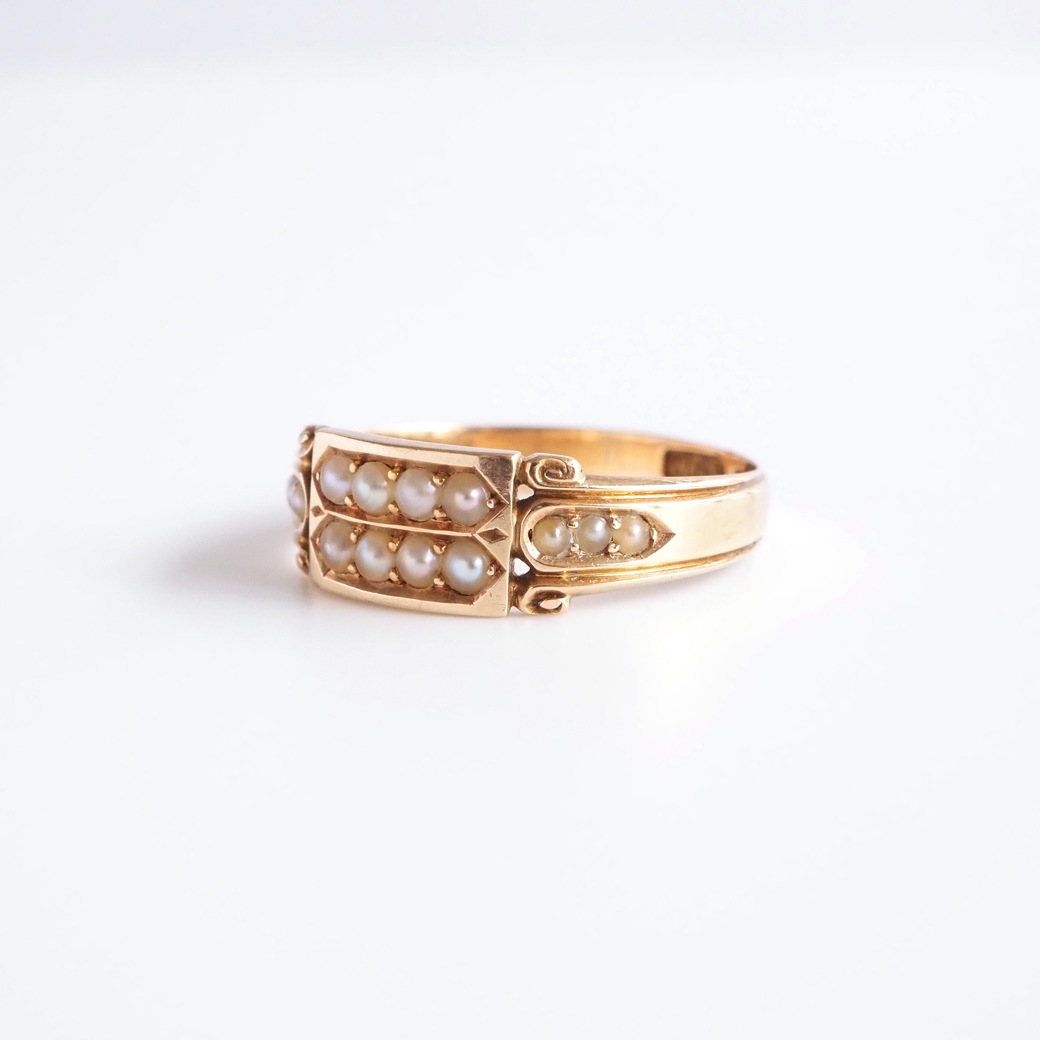 アンティークジュエリー リング パール アンティークリング