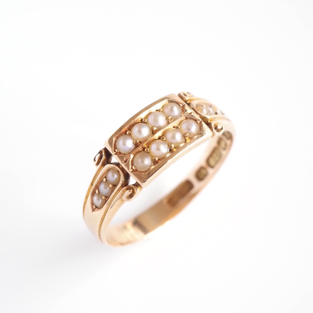 アンティークジュエリー リング パール アンティークリング