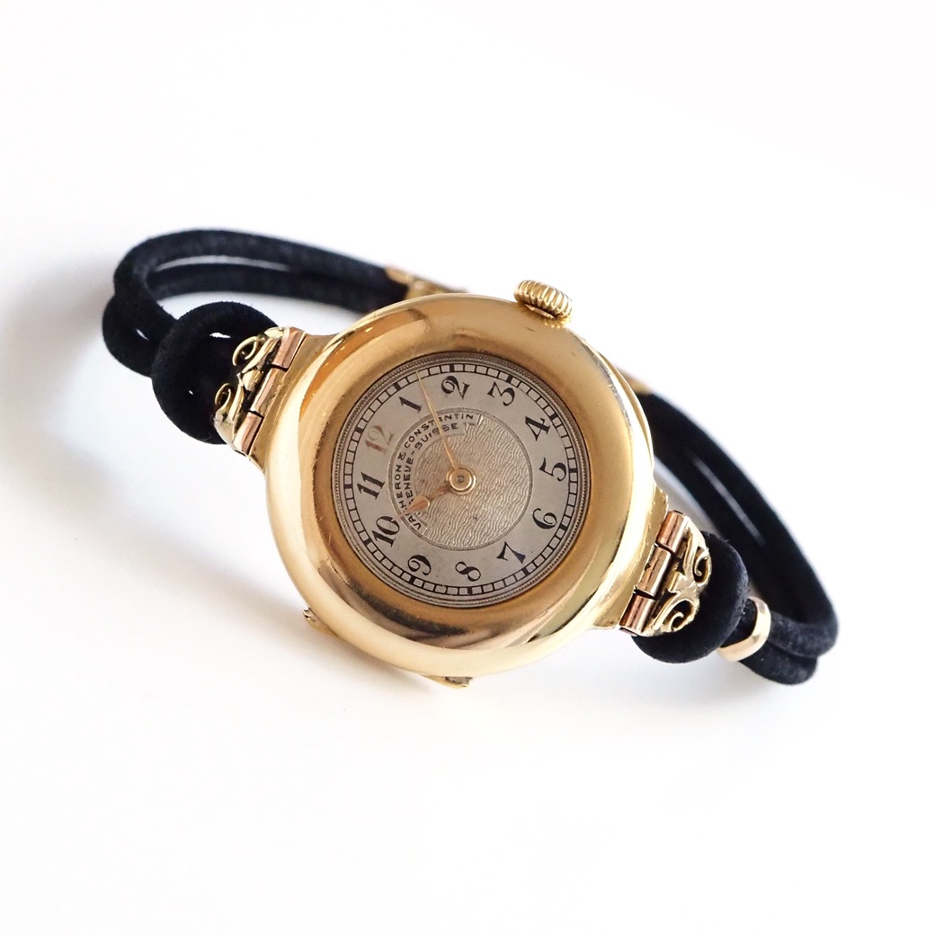 アンティークウォッチ ヴァシュロン・コンスタンタン ギヨシェダイヤル ラウンド ゴールドケース