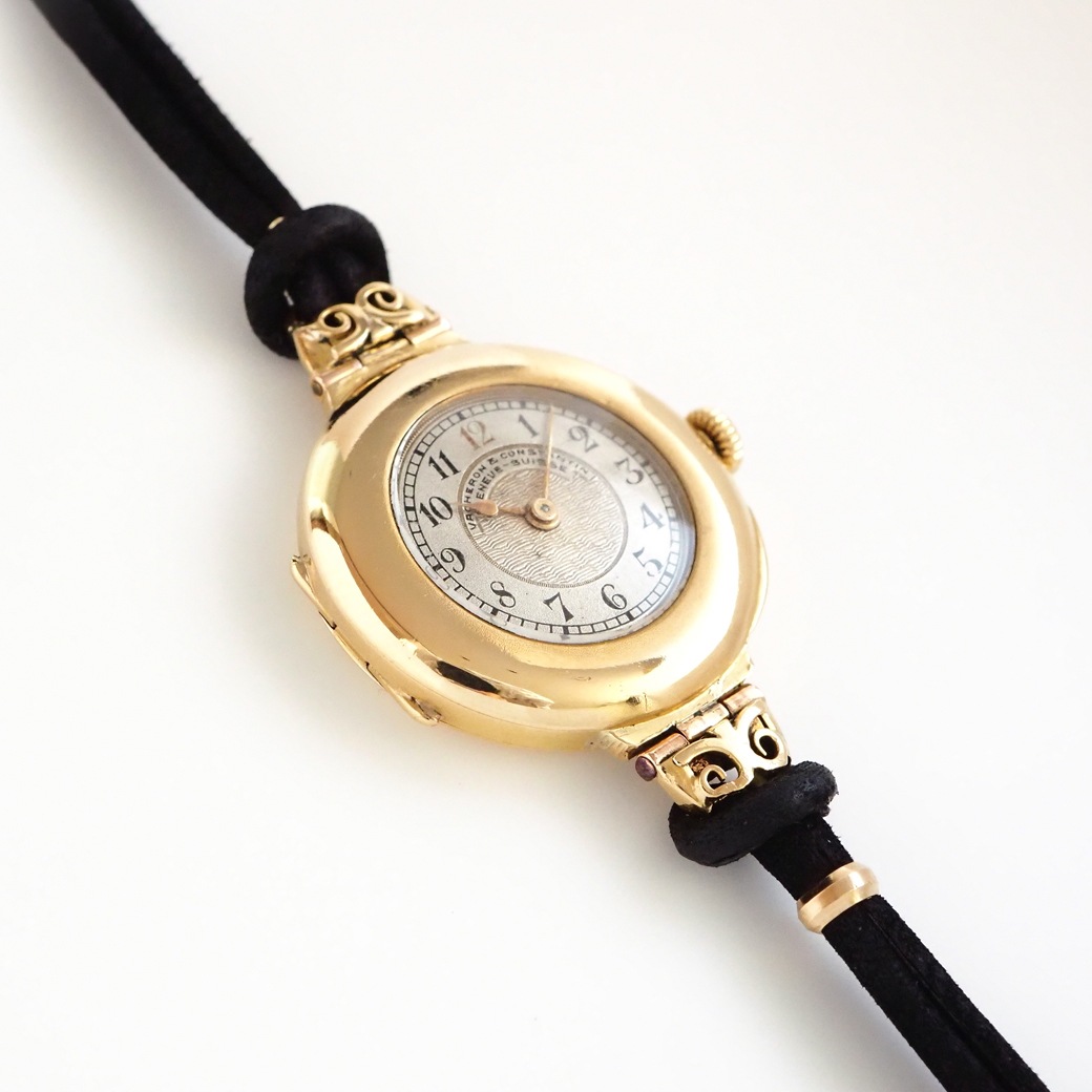 アンティークウォッチ ヴァシュロン・コンスタンタン ギヨシェダイヤル ラウンド ゴールドケース