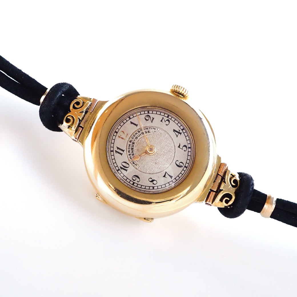 アンティークウォッチ ヴァシュロン・コンスタンタン ギヨシェダイヤル ラウンド ゴールドケース