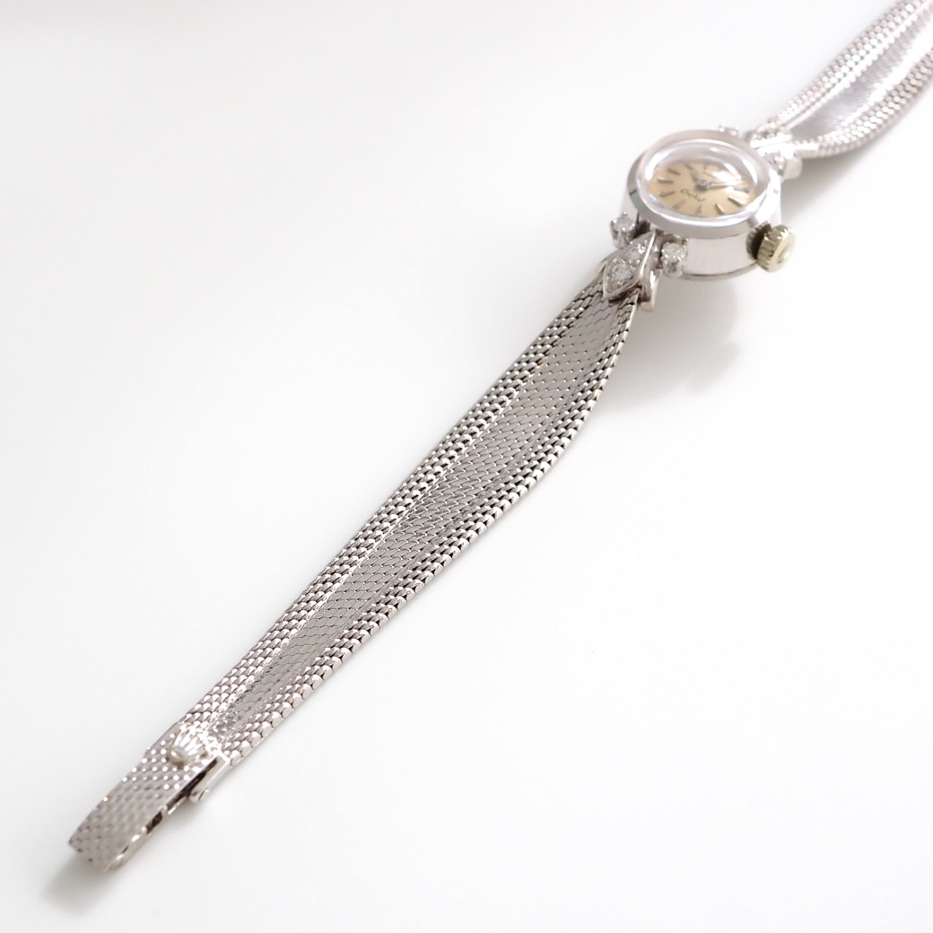 アンティークウォッチ ロレックス ダイヤモンドアクセント ラウンド ホワイトゴールドケース ブレスレット