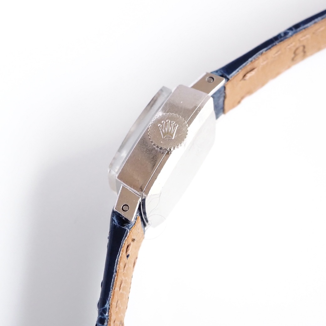 アンティークウォッチ ロレックス PRECISION トノー ホワイトゴールドケース