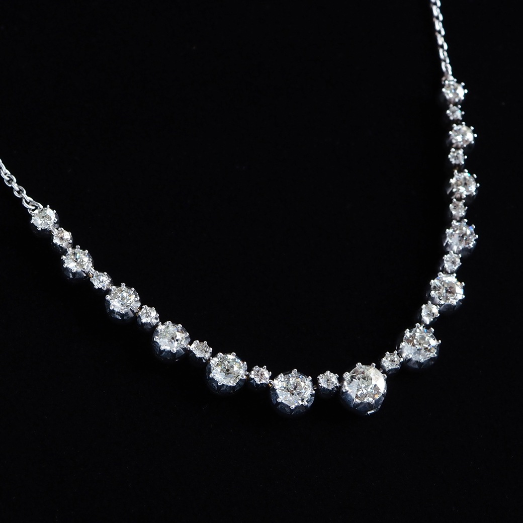 アンティークジュエリー ネックレス ダイヤモンド アンティークネックレス