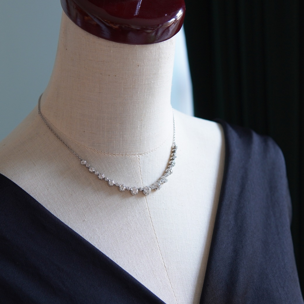 アンティークジュエリー ネックレス ダイヤモンド アンティークネックレス