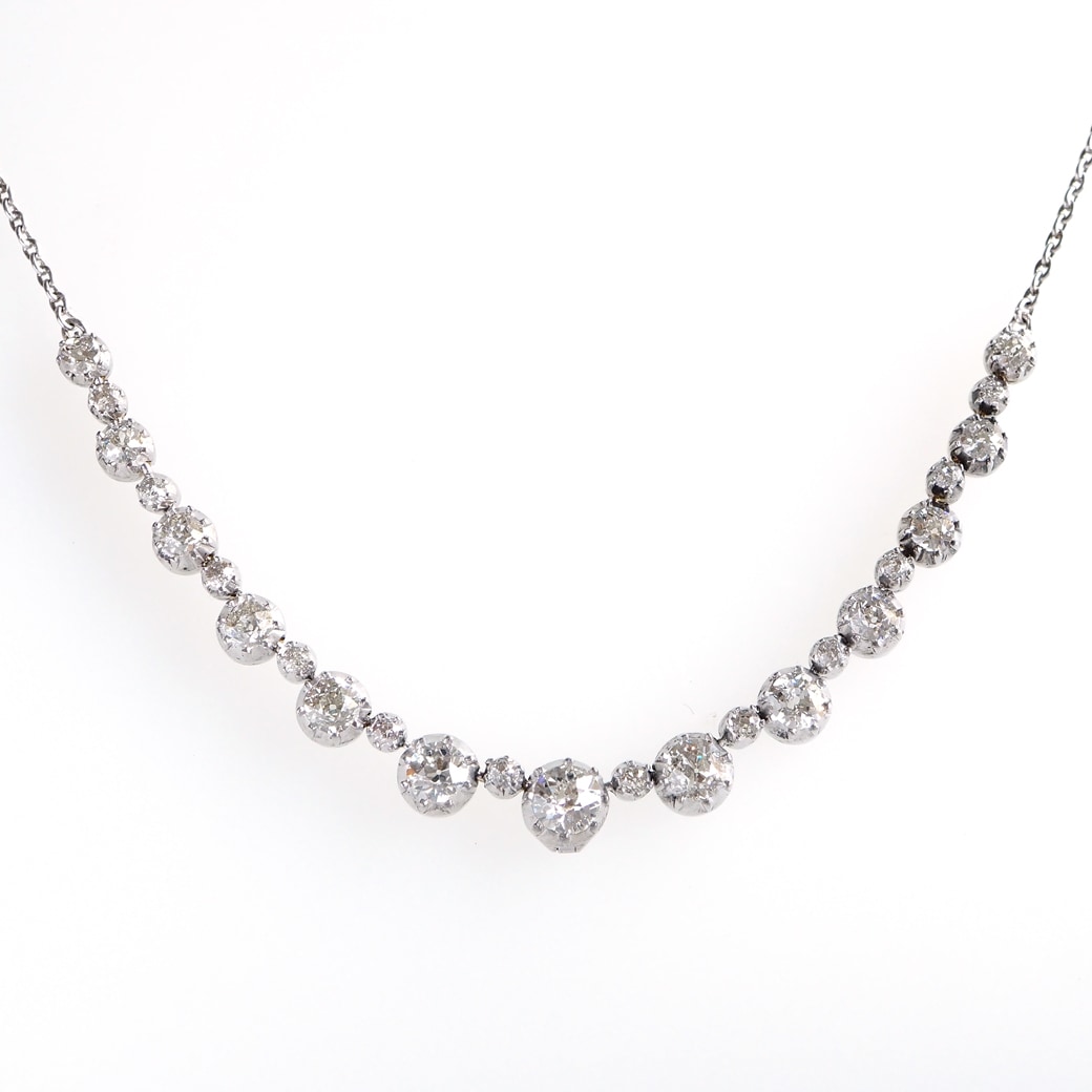 アンティークジュエリー ネックレス ダイヤモンド アンティークネックレス